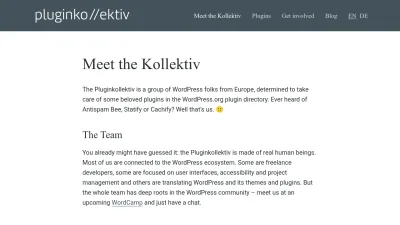 Screenshot of Pluginkollektiv.org