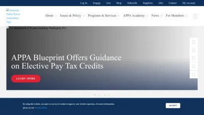 Screenshot of Publicpower.org