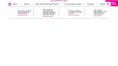 Screenshot of Thephiladelphiacitizen.org