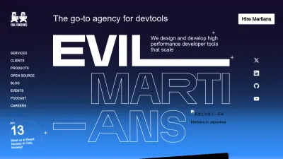 Screenshot of Evilmartians.com