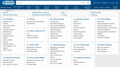 Screenshot of Skinflint.co.uk
