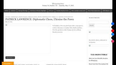 Screenshot of Consortiumnews.com