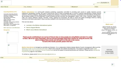 Screenshot of Bioline.org.br