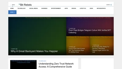 Screenshot of Bitrebels.com