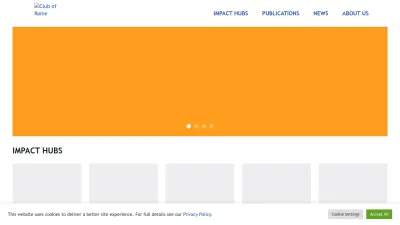 Screenshot of Clubofrome.org