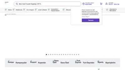 Screenshot of N11.com