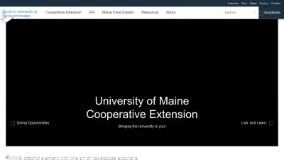 Screenshot preview of extension.umaine.edu