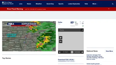 Screenshot preview of fox4news.com
