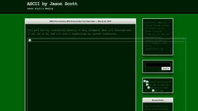 Screenshot of Ascii.textfiles.com