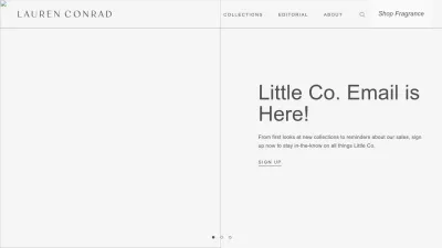 Screenshot of Laurenconrad.com