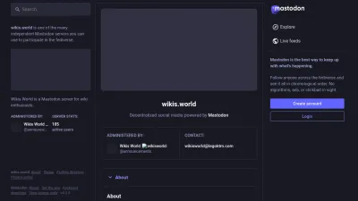 Screenshot of Wikis.world