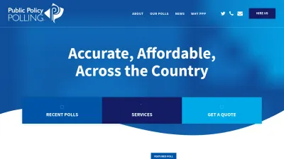 Screenshot of Publicpolicypolling.com