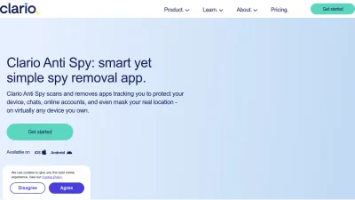 Screenshot preview of clario.co