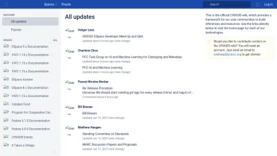 Screenshot preview of wiki.lyrasis.org