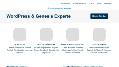 Screenshot of Deckerweb.de