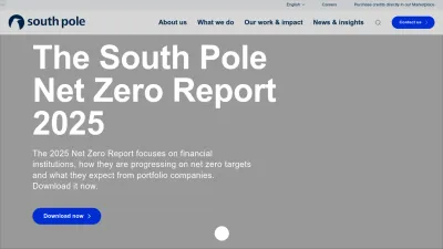 Screenshot of Southpole.com