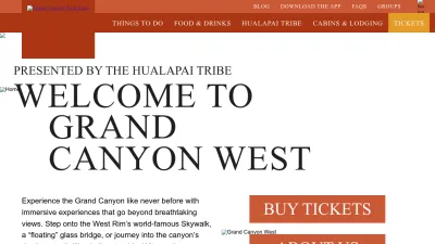 Screenshot of Grandcanyonwest.com