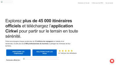 Screenshot of Cirkwi.com