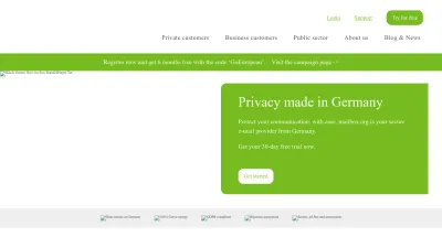 Screenshot of Mailbox.org