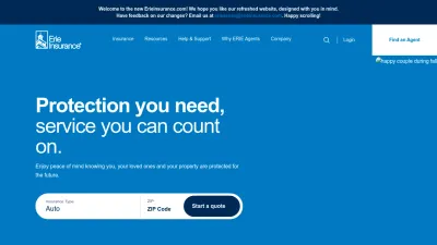 Screenshot preview of erieinsurance.com