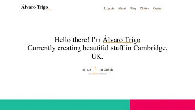 Screenshot of Alvarotrigo.com
