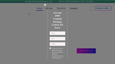 Screenshot of Marketinginsidergroup.com