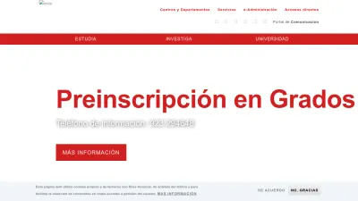 Screenshot preview of usal.es