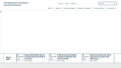 Screenshot of Dced.pa.gov