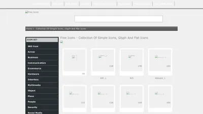 Screenshot of Simpleicon.com