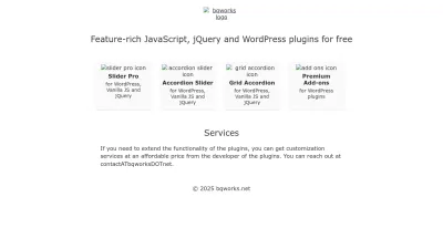 Screenshot of Bqworks.net
