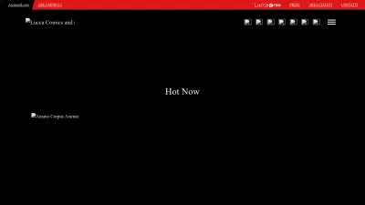 Screenshot of Luccacomicsandgames.com