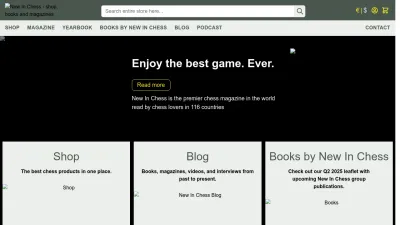 Screenshot of Newinchess.com