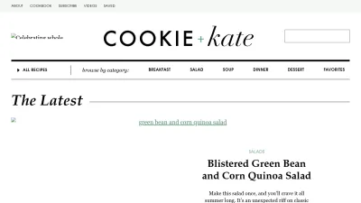 Screenshot of Cookieandkate.com