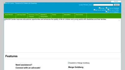 Screenshot of Pacer.org