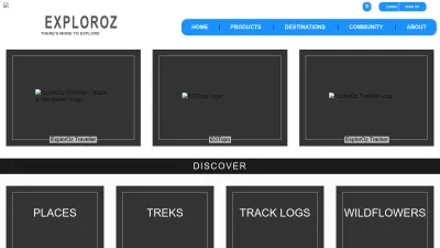 Screenshot of Exploroz.com