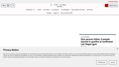 Screenshot of Ktnv.com