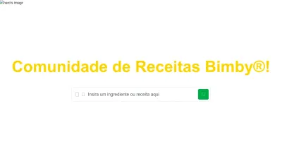 Screenshot preview of mundodereceitasbimby.com.pt