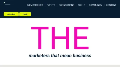 Screenshot of Marketingsociety.com