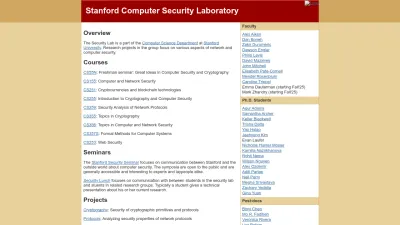 Screenshot of Seclab.stanford.edu
