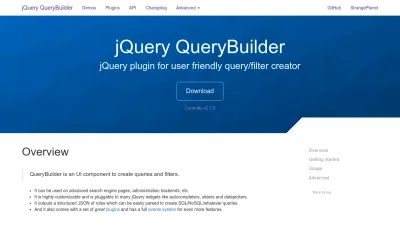 Screenshot of Querybuilder.js.org