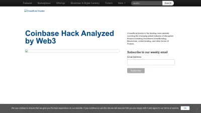 Screenshot of Crowdfundinsider.com
