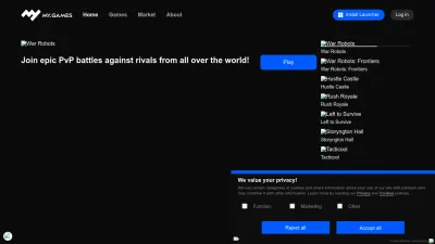 Screenshot of My.games