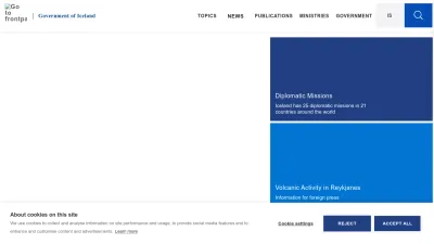 Screenshot of Government.is
