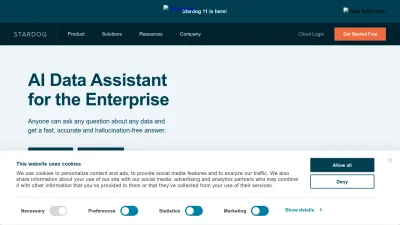 Screenshot of Stardog.com