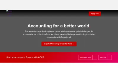 Screenshot of Accaglobal.com