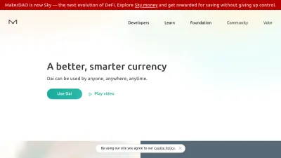 Screenshot preview of makerdao.com