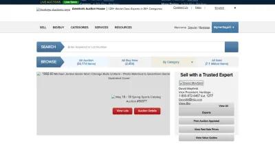 Screenshot of Ha.com
