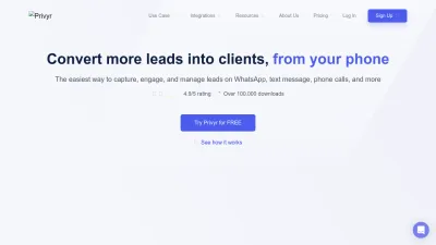 Screenshot of Privyr.com