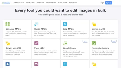 Screenshot of Iloveimg.com