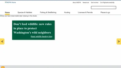 Screenshot of Wdfw.wa.gov